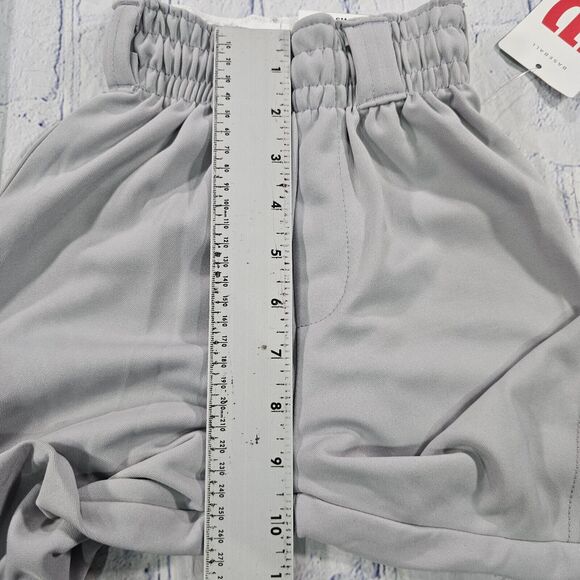 LOT OF 2 Wilson KIDS SIZE XS Gray Baseball Softball Pants - Picture 2 of 12